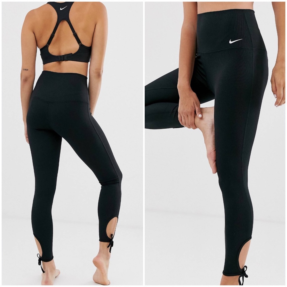 Nike Yoga Leggings with Tie Detail